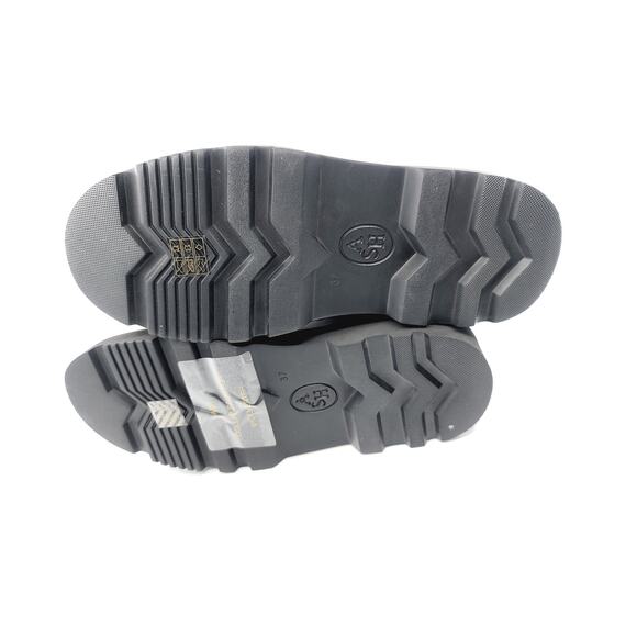 Ash Siberia Faux Fur & Leather Black Women's Combat Boots - NWT Size 7 - Picture 12 of 13